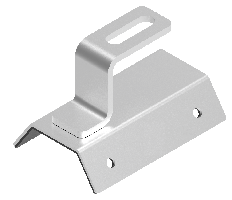 Uchwyt do blachy trapezowej regulowany UBT45E - 890110 - BAKS