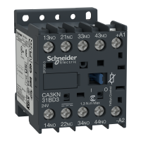 STYCZNIK OBW.POMOC.3NO1NZ ZAC.ŚR.24VDC - CA3KN31BD3 - SCHNEIDER ELECTRIC