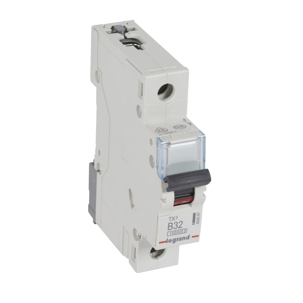WYŁĄCZNIK NADPRĄDOWY B 32A 1-POLOWY CHARAKTERYSTYKA B SERII TX3 S 311 - 404087 - LEGRAND
