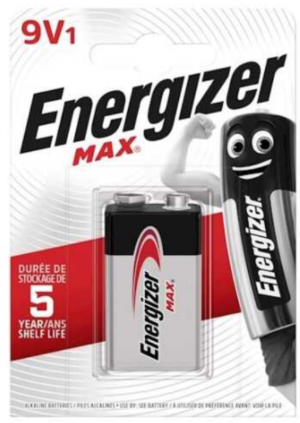 BATERIA ALKALICZNA 6LR61/6F22 MAX 9V /1SZT/ - 7638900426663 - ENERGIZER