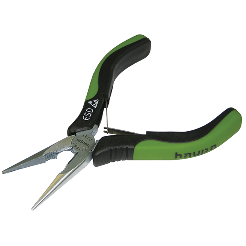 ESD SZCZYPCE PŁASKO-OKRĄGŁE 130 MM - 211850 - HAUPA
