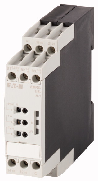 PRZEKAŹNIK MONITORUJĄCY PRĄD, 0.3 - 15 A, 220 - 240 V AC , EMR6-I15-A-1 - 184754 - EATON