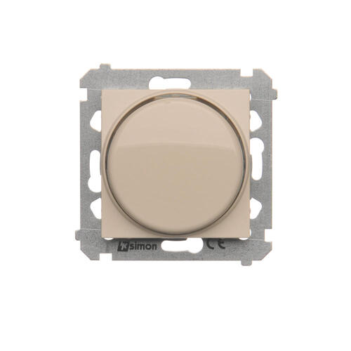 Ściemniacz naciskowo-obrotowy (moduł) 20–500 W; kremowy - DS9T.01/41 - KONTAKT SIMON