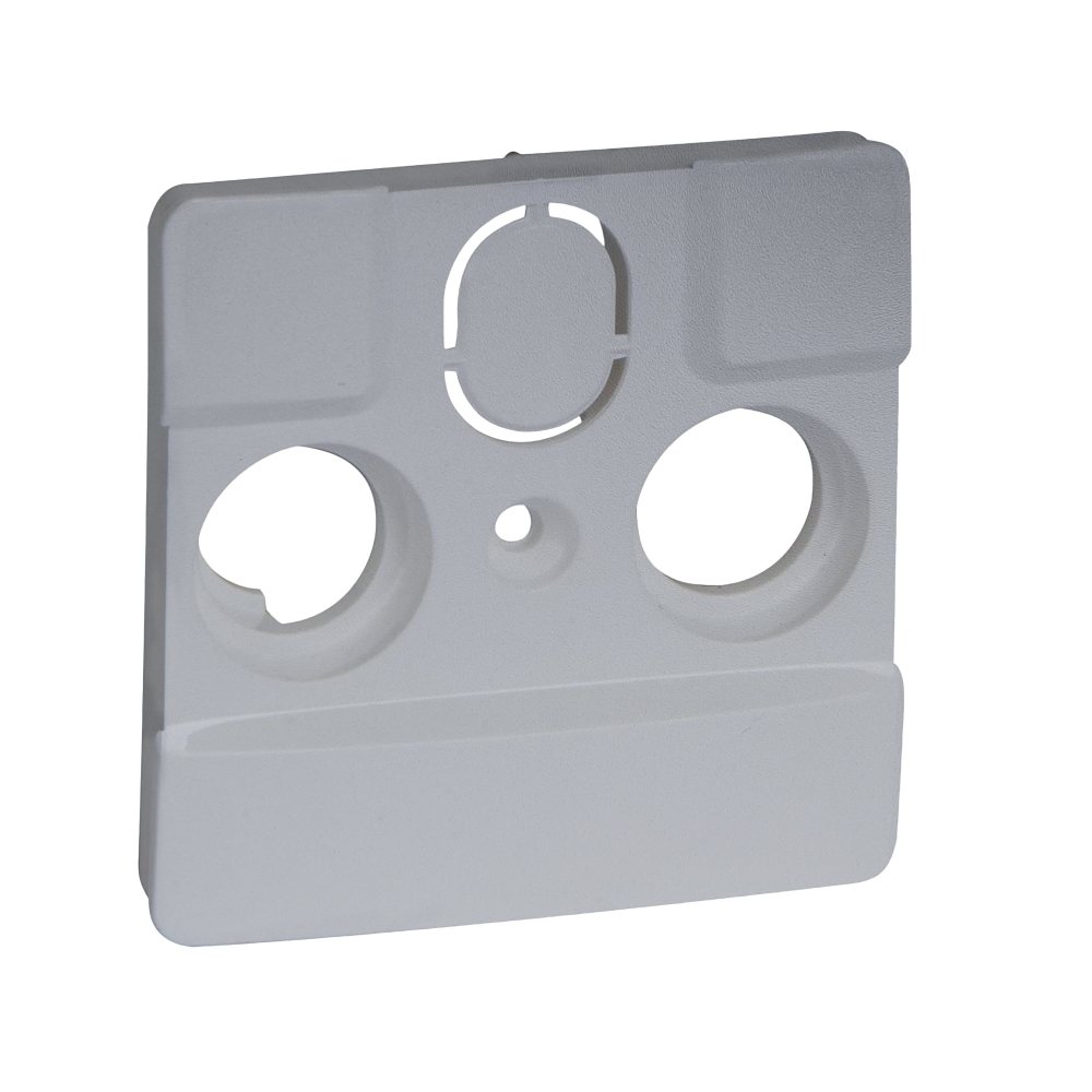 NILOE SELECTION - PLAKIETKA DO GNIAZD TELEWIZYJNYCH STOSOWANYCH
PRZEZ OPERATORÓW TELEWIZJI KABLOWYCH (2-3 OTWORY) ALUMINIUM - 762160 - LEGRAND