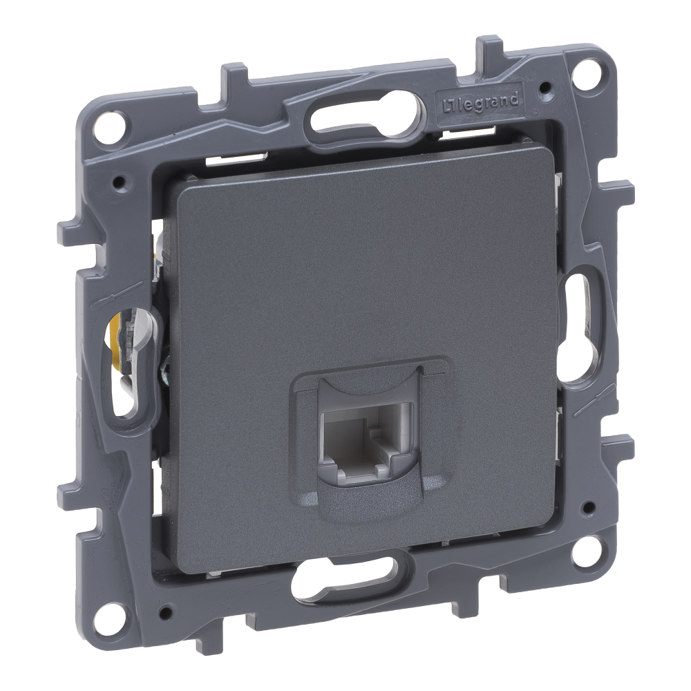 NILOE SELECTION - GNIAZDO RJ 11 STAL - 762369 - LEGRAND