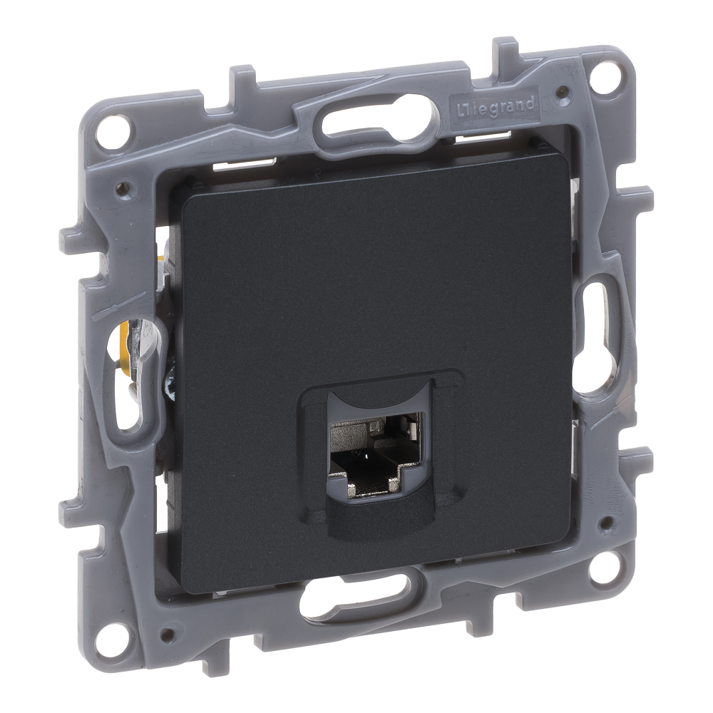 NILOE SELECTION - GNIADZO RJ 45 KAT. 6 STP ANTRACYT - 762275 - LEGRAND