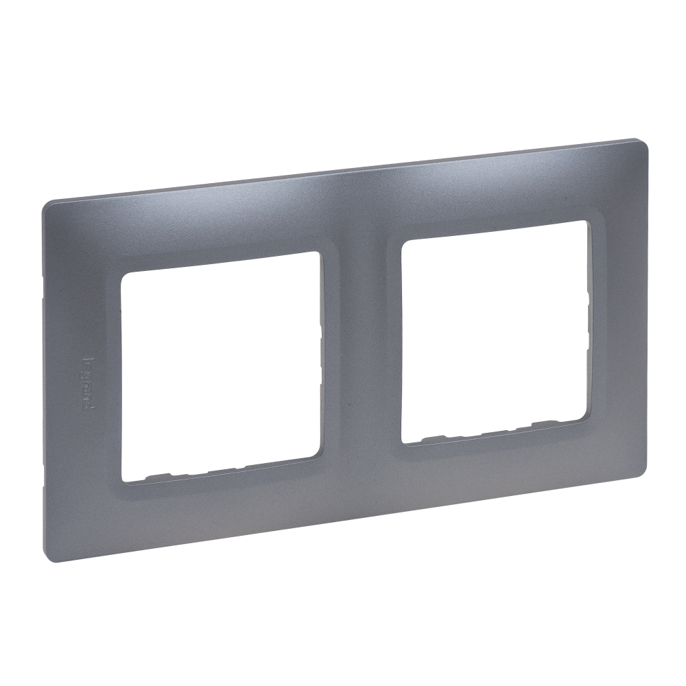 NILOE SELECTION - RAMKA PODWÓJNA STAL - 762052 - LEGRAND
