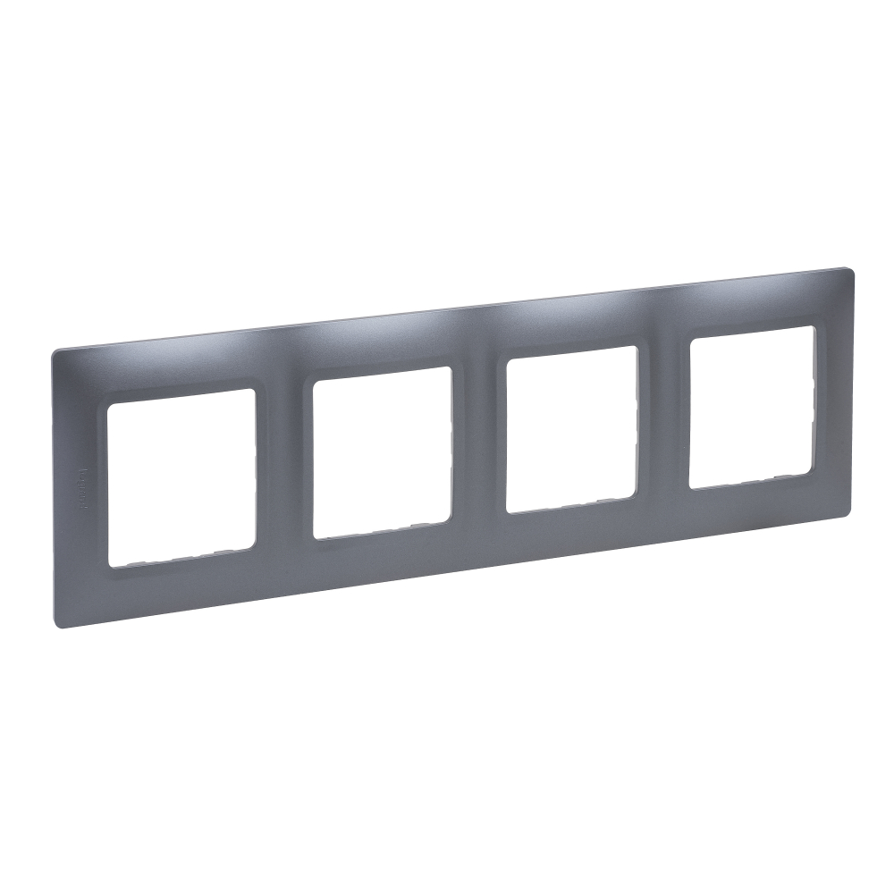 NILOE SELECTION - RAMKA POCZWÓRNA STAL - 762054 - LEGRAND