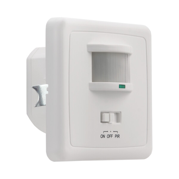 CZUJNIK RUCHU PIR ŚCIENNY P/T 300W 120° MAX.7M IP20 BIAŁY MERGE JQ-L - 7690 - KANLUX
