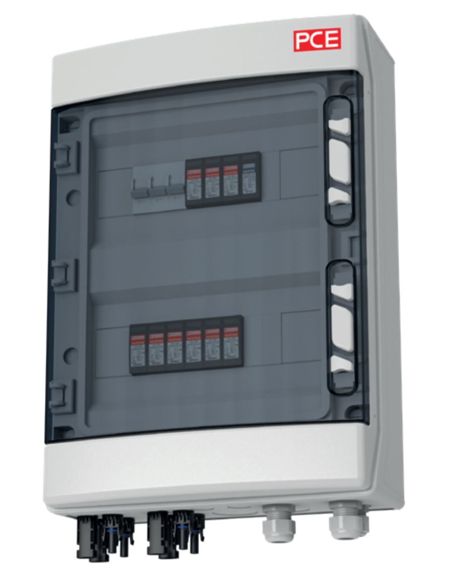 ROZDZIELNICE PV BOX SERIA SOL-LINE ZESTAW PV ACDC 2*OCHR-DC T1/T2 B10/3 OCHR AC IP54 - 90PV007 - PCE