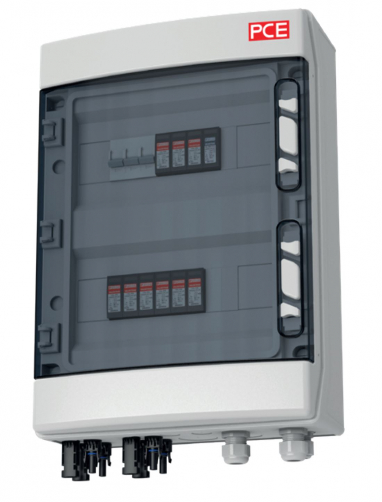 ROZDZIELNICE PV BOX SERIA SOL-LINE ZESTAW PV ACDC 2*OCHR-DC T1/T2 B16/3 OCHR-AC IP54 - 90PV008 - PCE