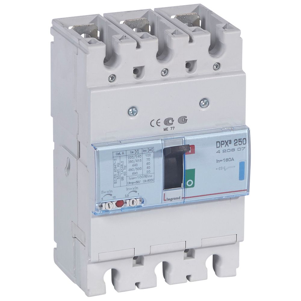 WYŁĄCZNIK MOCY 160A 3-POLOWY 70KA DPX3 250 - 420607 - LEGRAND