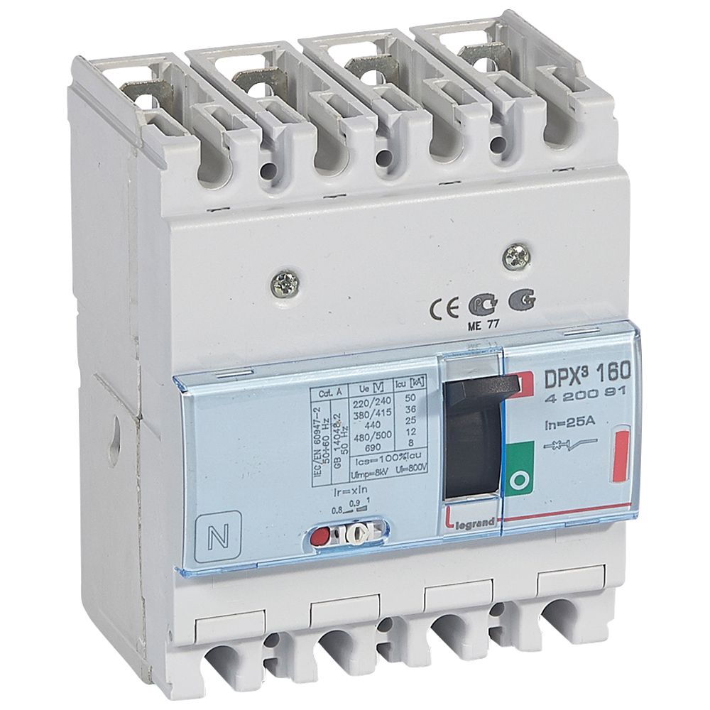 WYŁĄCZNIK DPX3 160 4P 25A 36KA - 420091 - LEGRAND