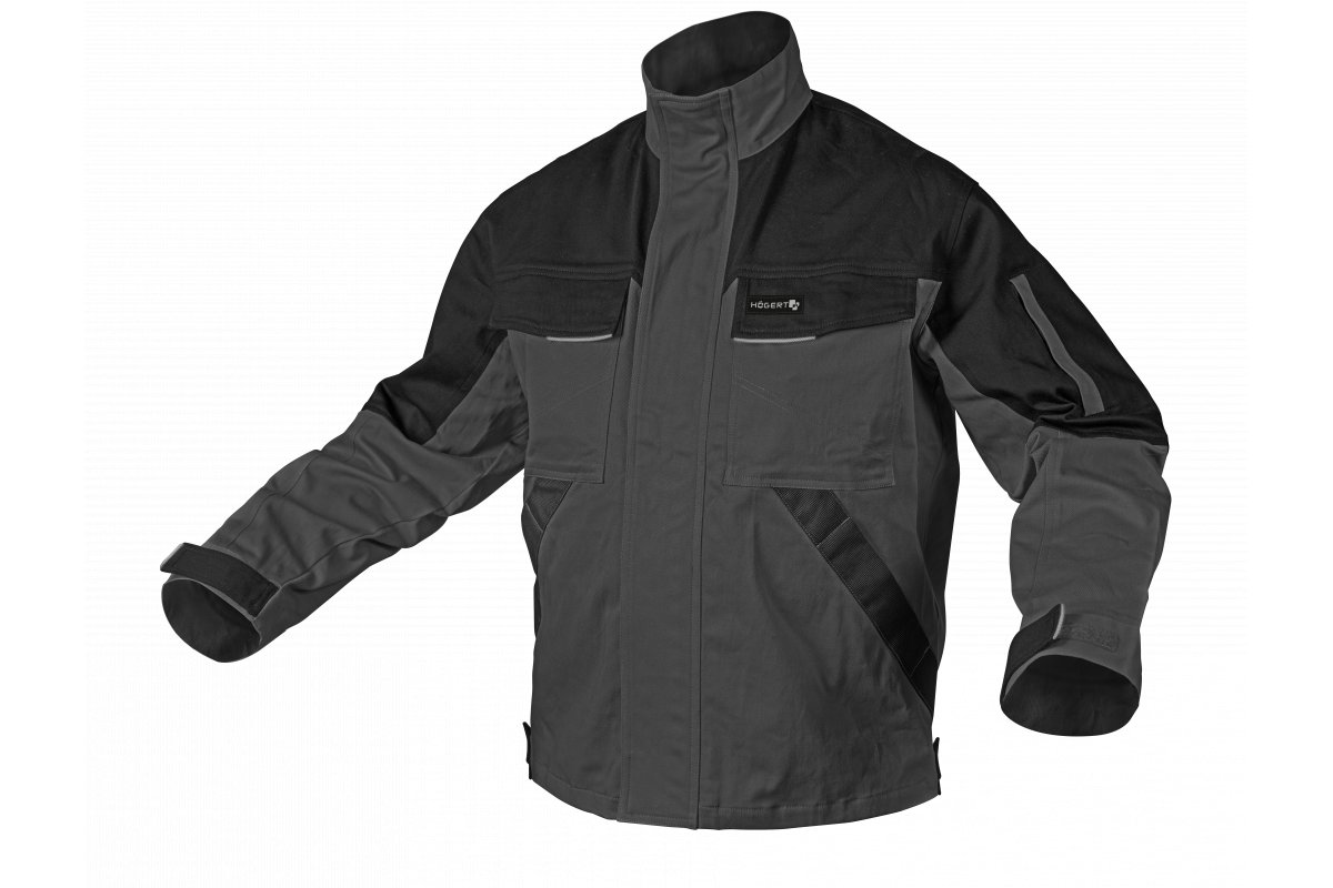 BLUZA OCHRONNA ROZPINANA ROZMIAR XXL / 56 GRAFITOWA EDGAR II - HT5K284-1-2XL - HOGERT