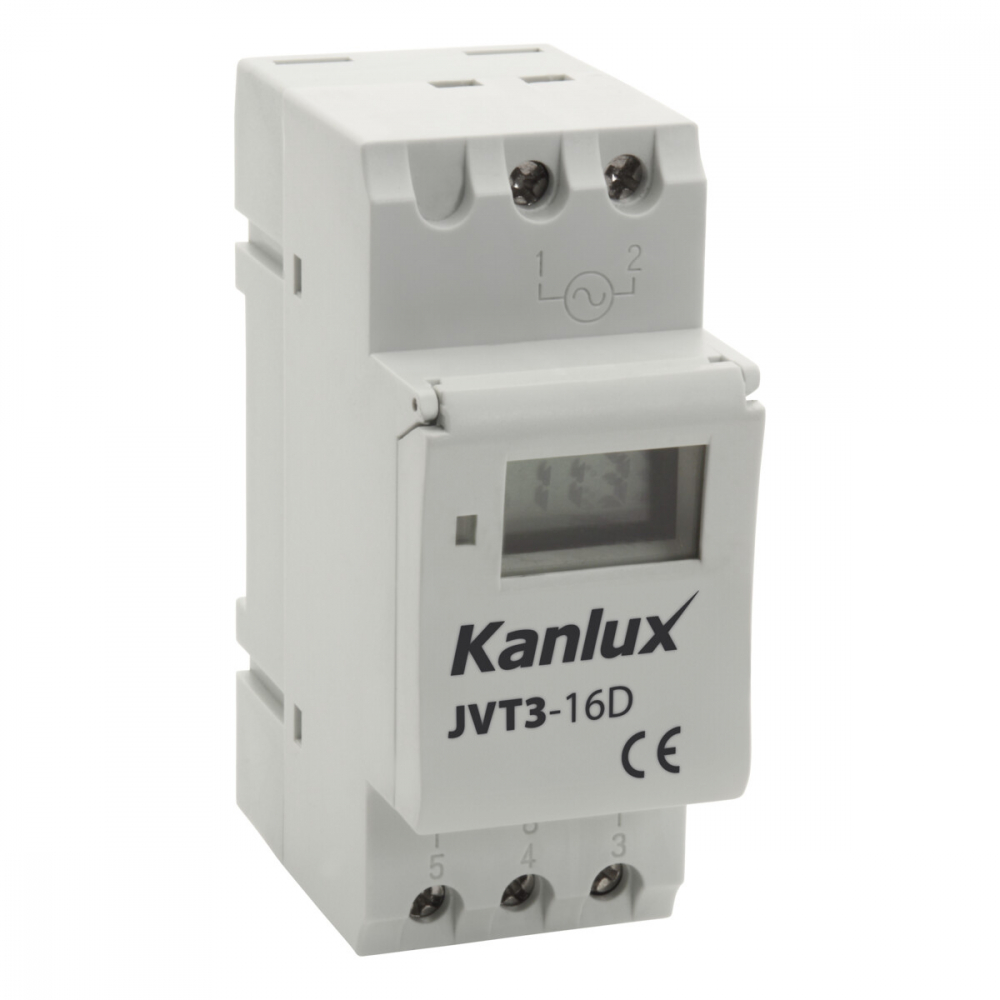 Elektroniczny zegar sterujący na szynę TH35 JVT3-16AS - 18721 - KANLUX