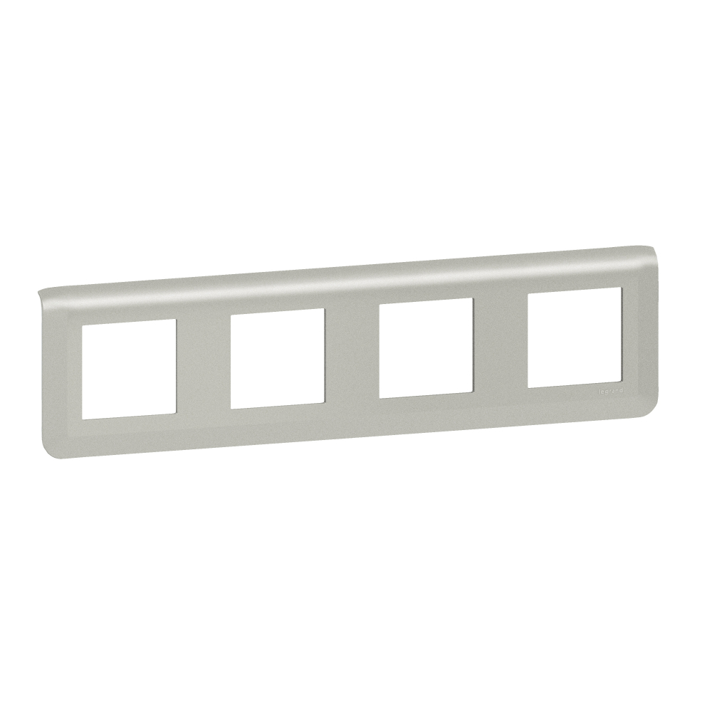 RAMKA 4X2 MODUŁY POZIOMA ALUMINIUM MOSAIC - 079308L - LEGRAND