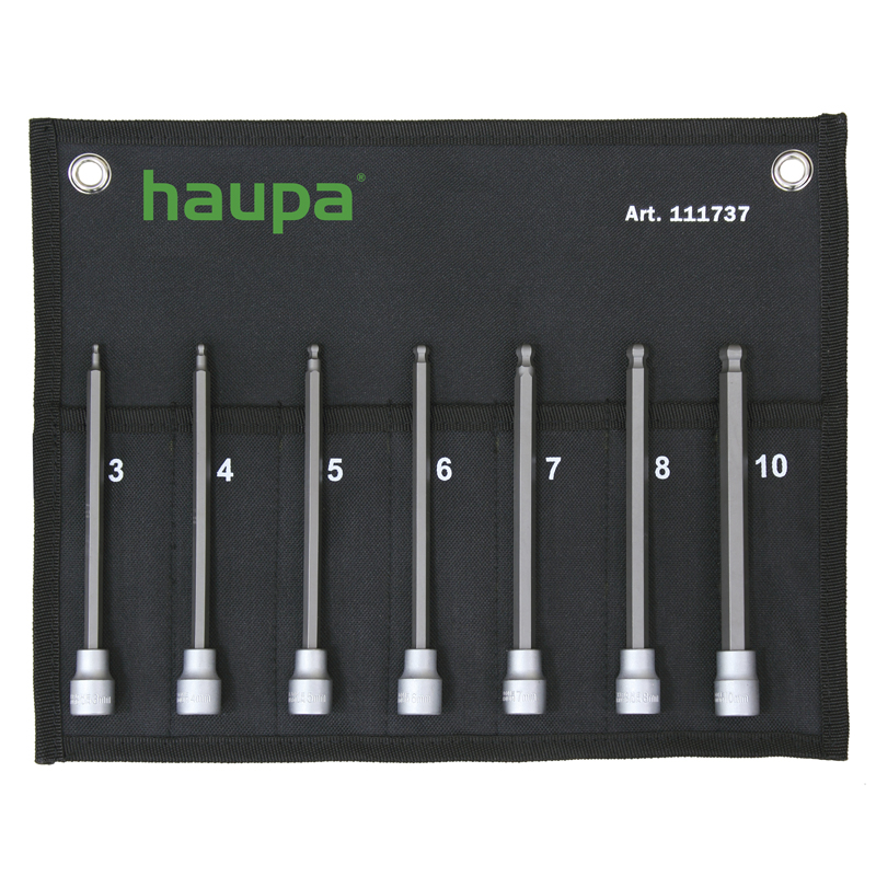 ZESTAW KLUCZY IMBUSOWYCH 3/8" 7 SZT. - 111737 - HAUPA