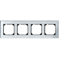 RAMKA SZKLANA CZTEROKROTNA DIAMENTOWY M-ELEGANCE MERTEN - MTN4040-3260 - SCHNEIDER ELECTRIC