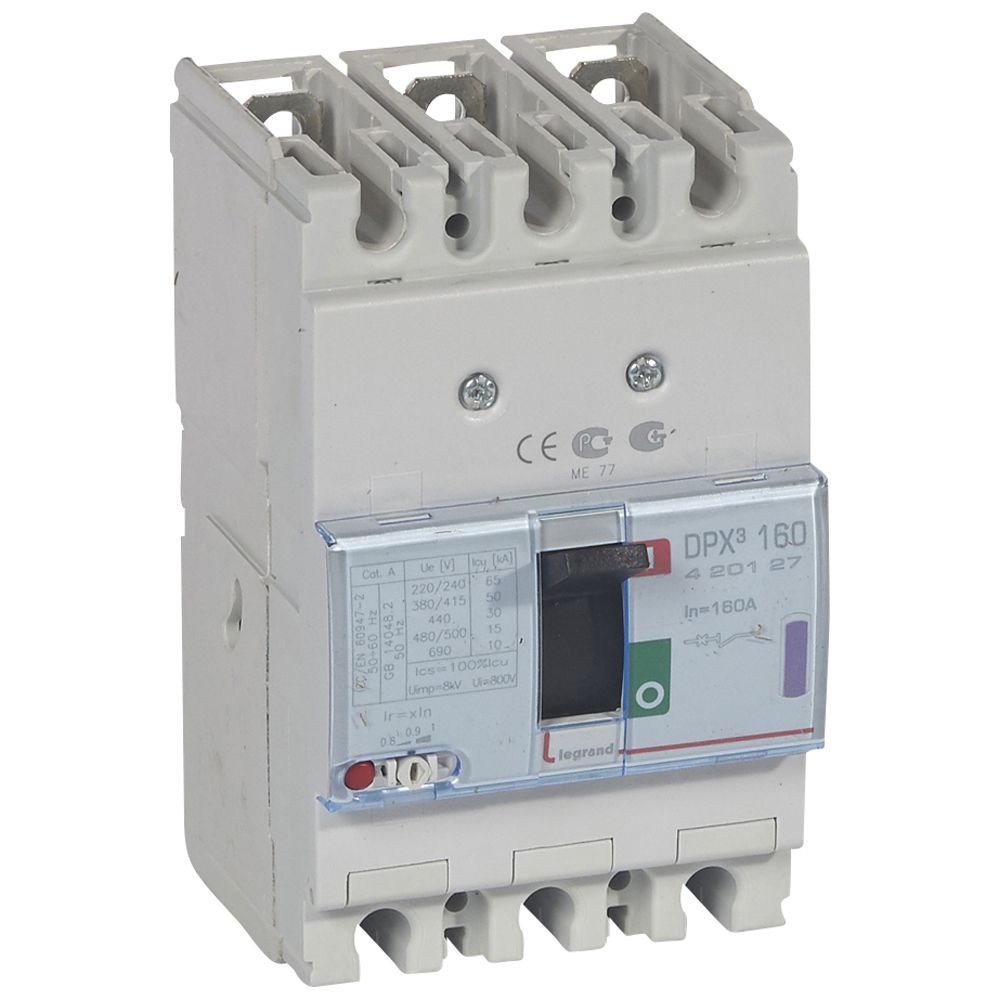 WYŁĄCZNIK MOCY 160A 3-POLOWY 50KA DPX3 160 - 420127 - LEGRAND