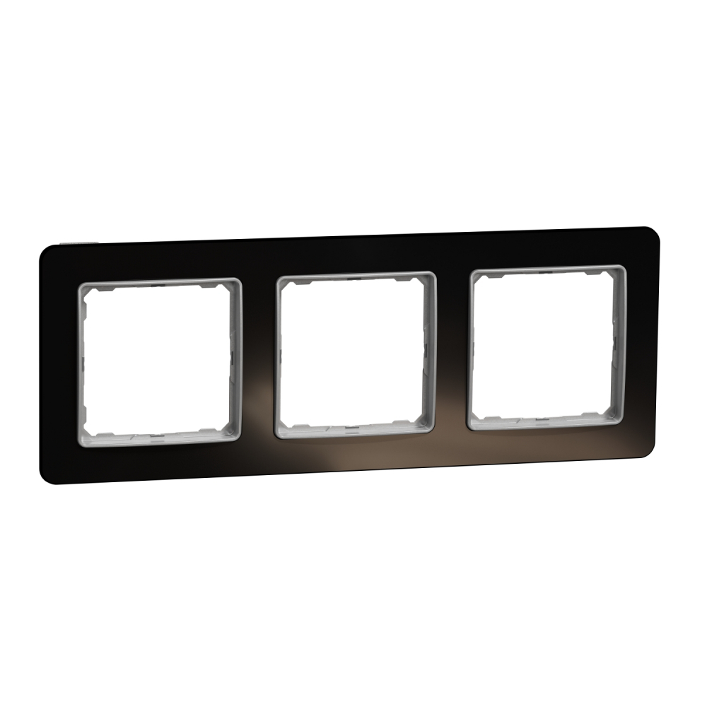 RAMKA POTRÓJNA SZKŁO KOLOR CZARNY SEDNA ELEMENTS - SDD361803 - SCHNEIDER ELECTRIC