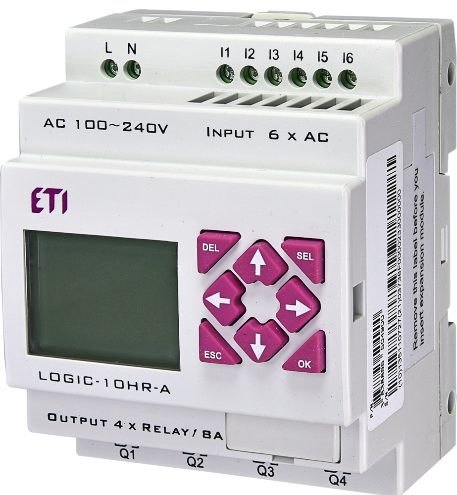 PRZEKAŹNIK PROGRAMOWALNY Z OPROGRAMOWANIEM LOGIC-ST1-3.0 - 004780030 - ETI