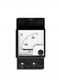 MIERNIK ELEKTROMAGNETYCZNY 45X45 – 90° POMIAR BEZPOŚREDNI NA SZYNĘ TH35 FQ 0507 15A - 004802130 - ETI