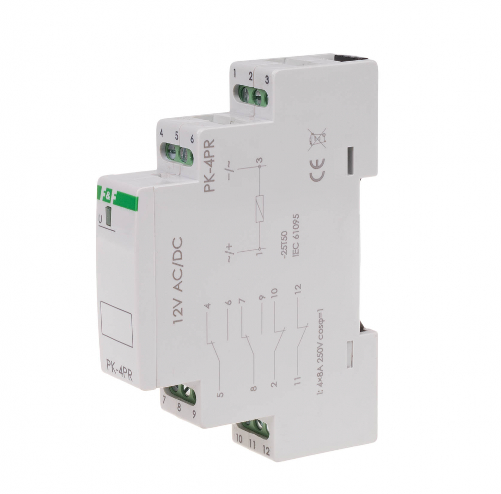 Przekaźnik elektromagnetyczny PK-4PR 12V - PK-4PR-12V - F&F