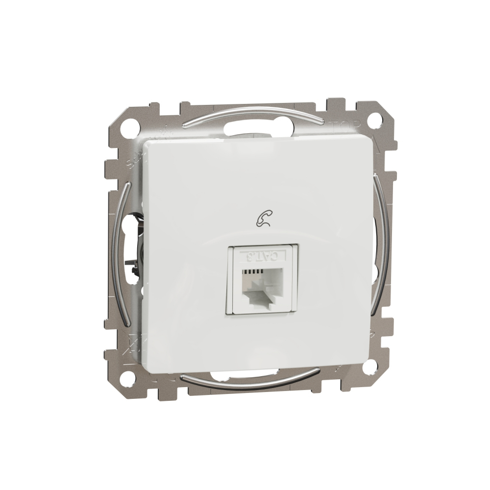 Sedna Design, Gniazdo telefoniczne RJ11, białe - SDD111491 - SCHNEIDER ELECTRIC