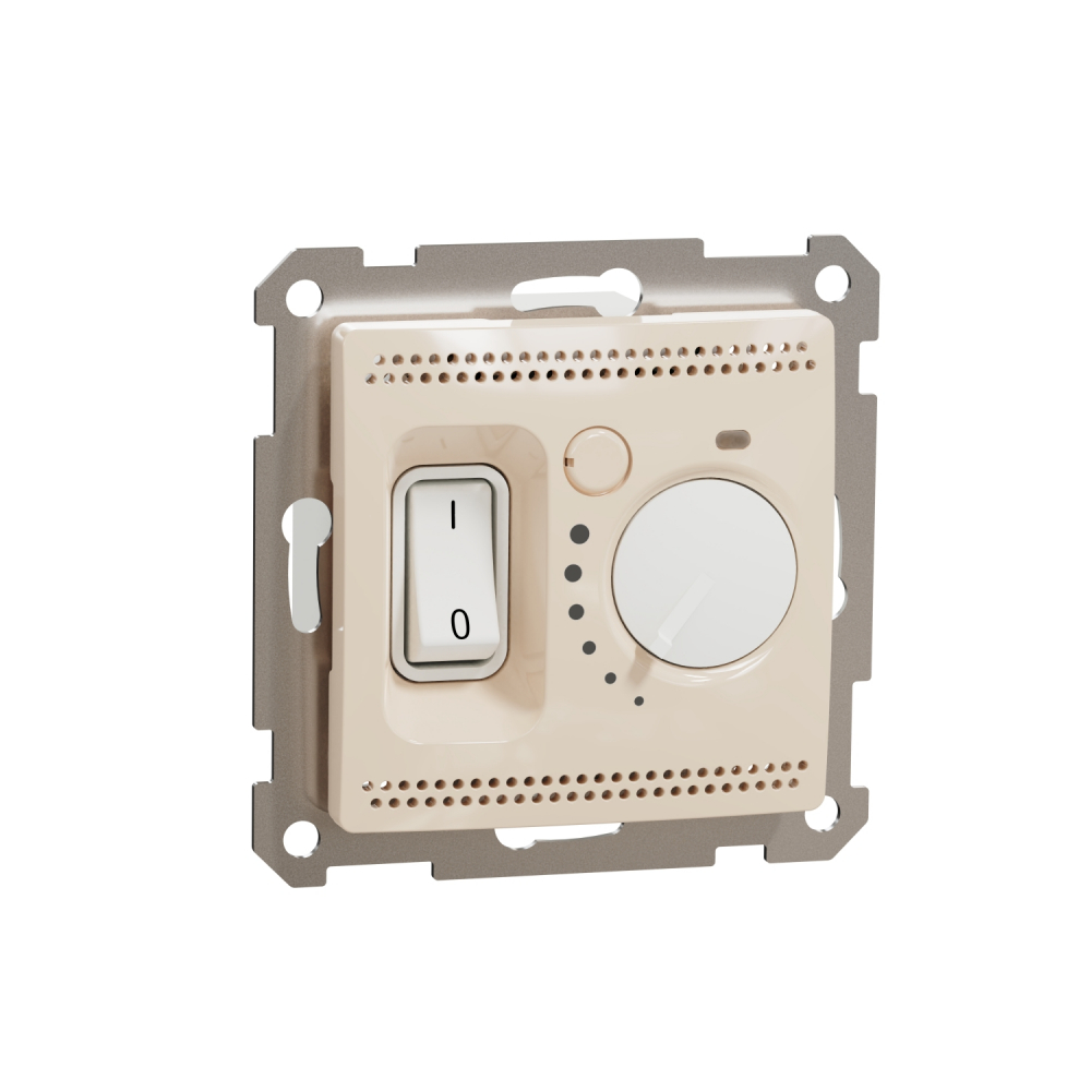 Sedna Design, Regulator temperatury z wbudowanym czujnikiem, beżowy - SDD112506 - SCHNEIDER ELECTRIC