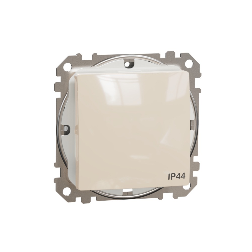 Sedna Design, Łącznik 1-biegunowy IP44, beżowy - SDD212101 - SCHNEIDER ELECTRIC