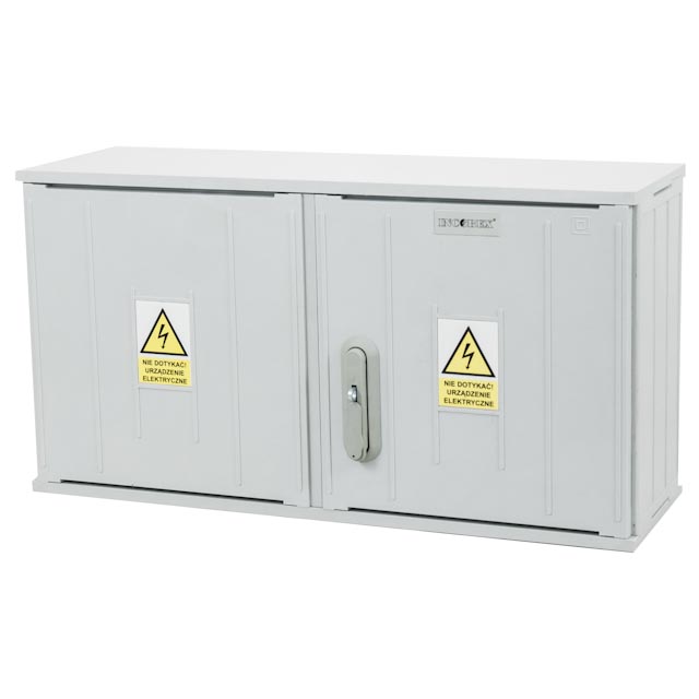 OBUDOWA TERMOUTWARDZALNA, LAKIEROWANA WYPOSAŻONA W: DASZEK PŁASKI, ZAMEK NA WKŁADKE I KŁÓDKĘ, CIĘGNA METALOWE, ZAWIASY Z PCV, KĄTOWNIKI MONTAŻOWE, - IOB-34110-01-011 - INCOBEX