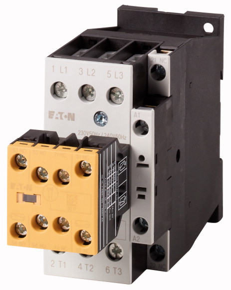 STYCZNIK MOCY SAFETY 32A, 3P + 2Z + 3R, STEROWANIE AC, DILMS32-R23(230V50HZ,240V60HZ) - 191759 - EATON