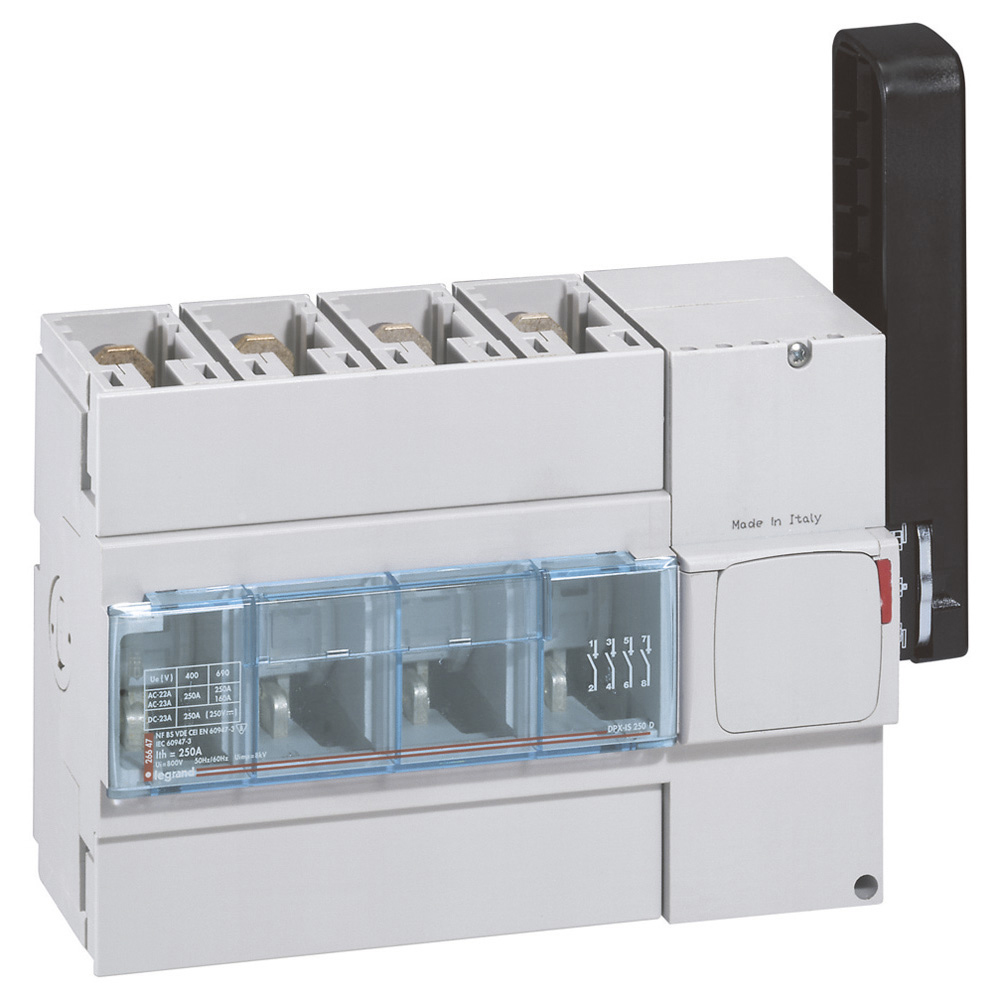 ROZŁĄCZNIK 160A 4-POLOWY WYZWALACZ BOCZNY PRAWY DPX-IS 250 - 026646 - LEGRAND