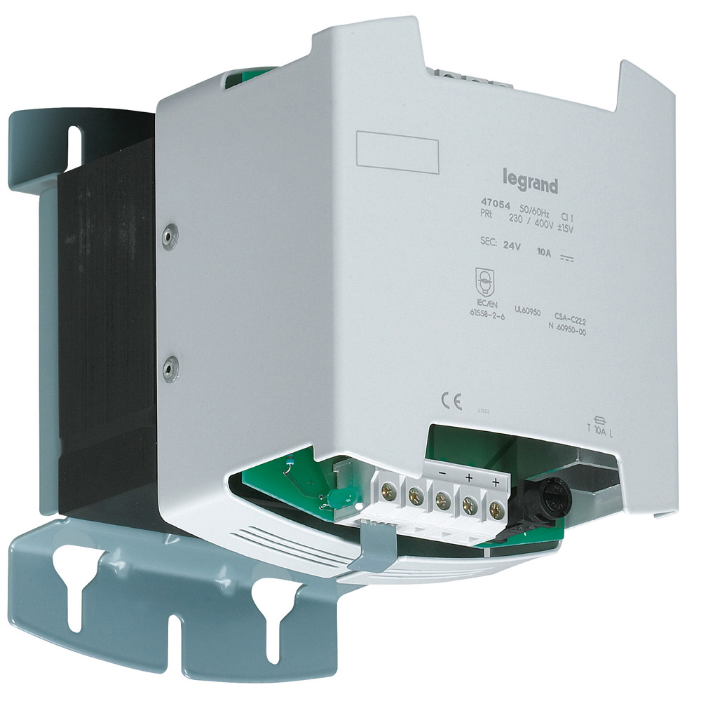 ZASILACZ JEDNOFAZOWY BEZ FILTRA 230-400 V/24 V 10 A - 047054 - LEGRAND