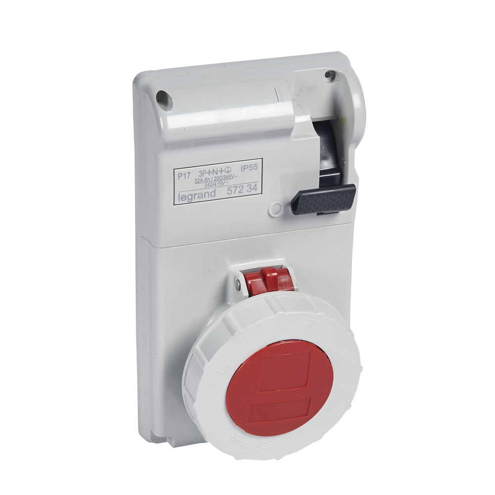 POKRYWA Z ROZŁĄCZNIKIEM /GNIAZDO 32 A/400 V/3P+N+Z IP55 - 057234 - LEGRAND