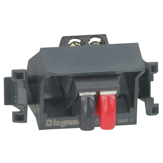 GNIAZDO GŁOŚNIKOWE POJEDYNCZE BIAŁE OTEO - 086139 - LEGRAND