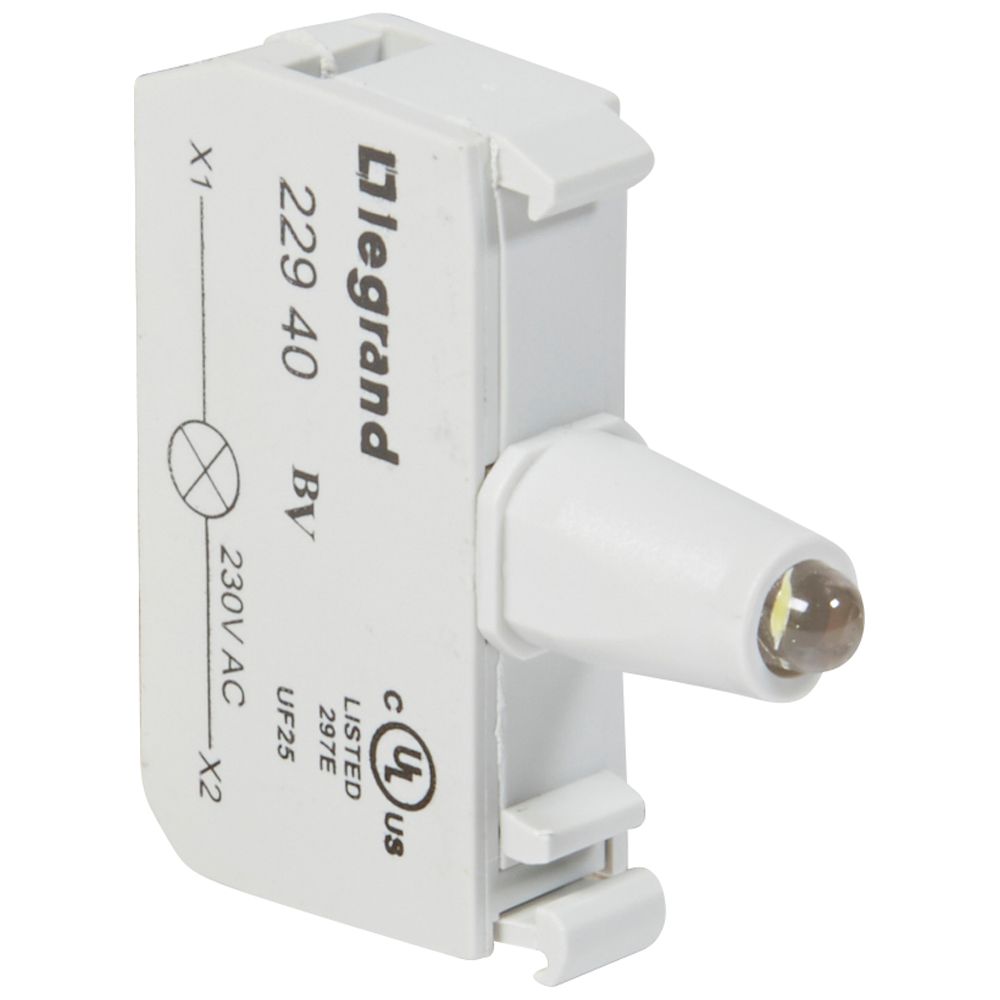 KORPUS DO GŁÓWEK PODŚWIETLANYCH BIAŁY 230 V, ZACISKI ŚRUBOWE OSMOZ - 022940 - LEGRAND