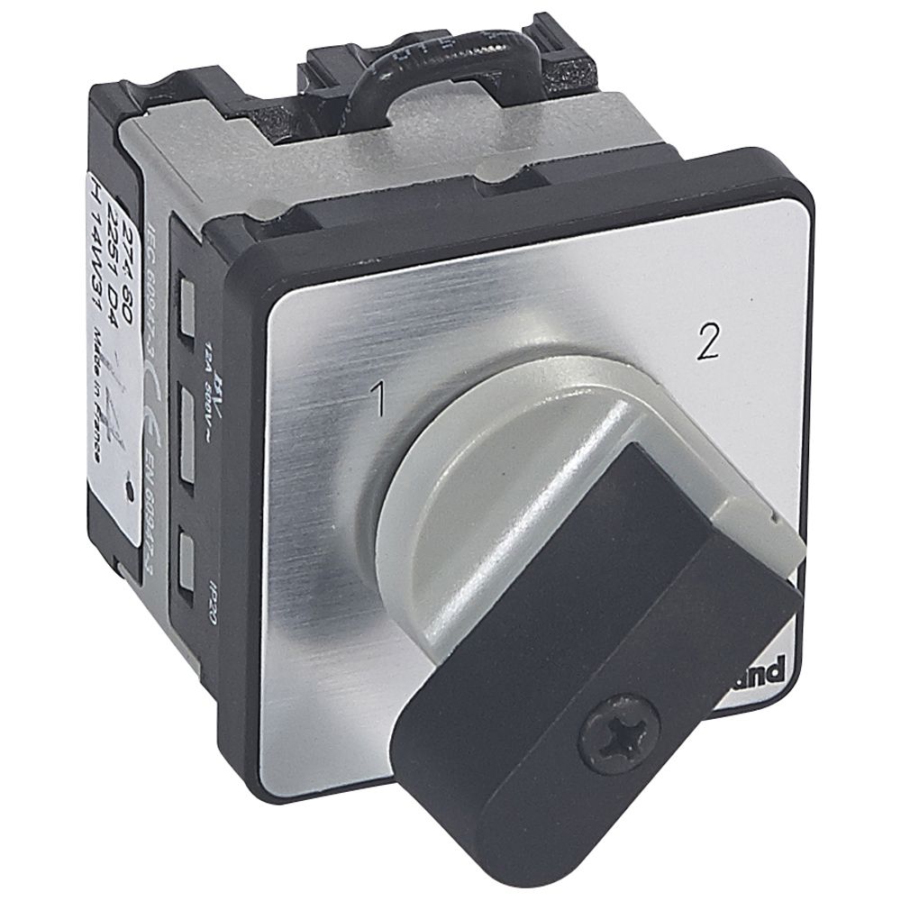 ŁĄCZNIK KRZYWKOWY 16A 1 BIEGUN PROGRAM 1-2 PR12 - 027460 - LEGRAND