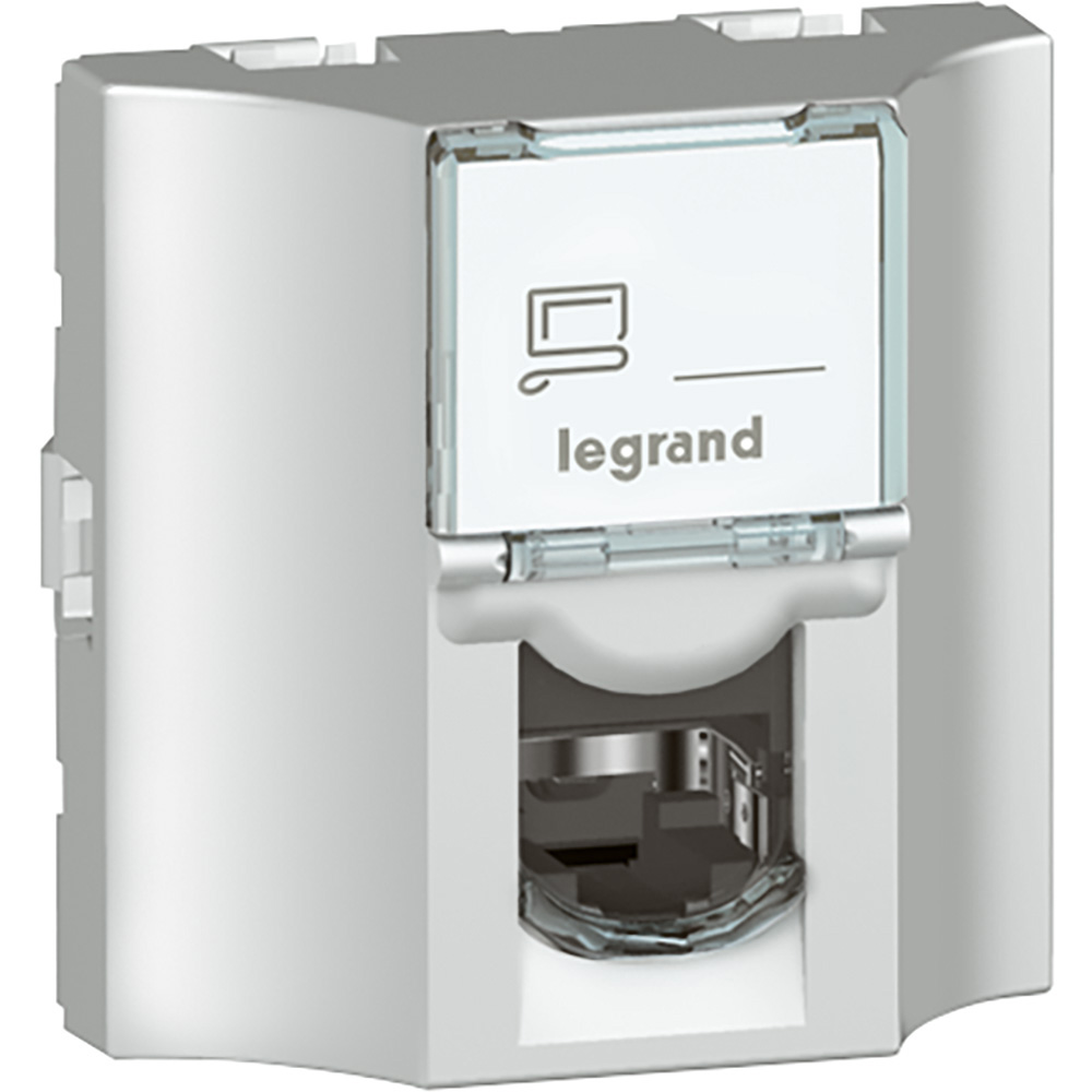 GNIAZDO PRZELOTOWE 1XRJ45 KAT.5E UTP 2M MOSAIC - 078624 - LEGRAND