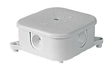 PUSZKA PO75 NATYNKOWA Z WKŁADEM IP 44 ( 85X85X40MM) BIAŁY. - 83012006 - SIMET