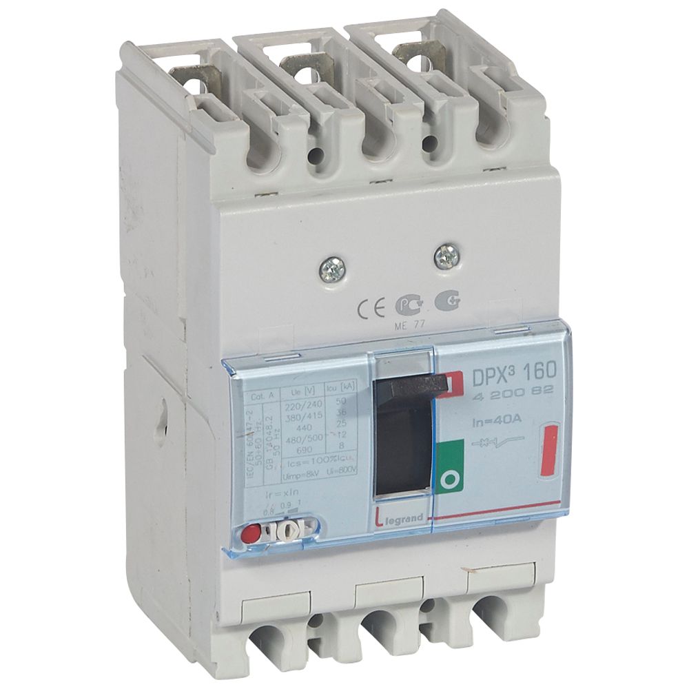 WYŁĄCZNIK 40A 3-POLOWY 36KA DPX3 160 - 420082 - LEGRAND