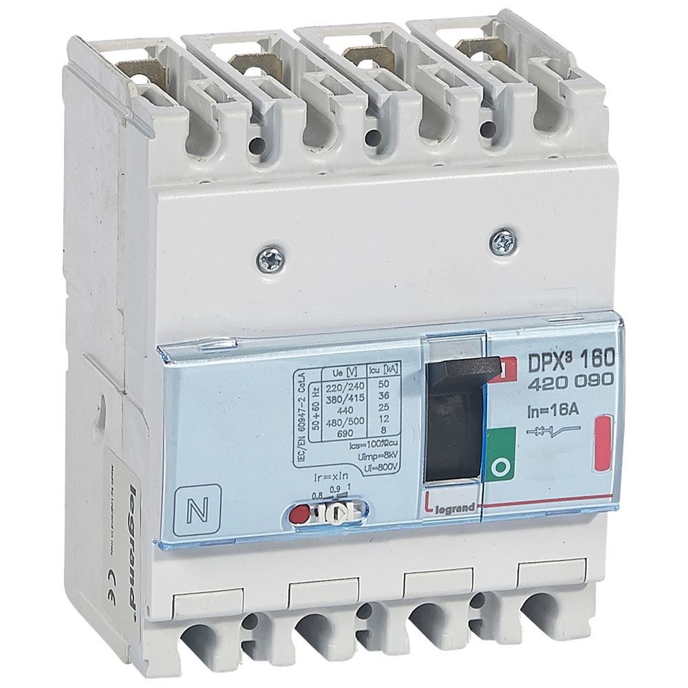 WYŁĄCZNIK 16A 4-POLOWY 36KA DPX3 160 - 420090 - LEGRAND