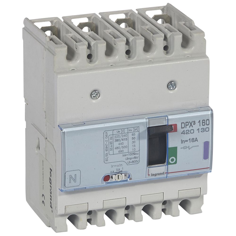 WYŁĄCZNIK 16A 4-POLOWY 50KA DPX3 160 - 420130 - LEGRAND