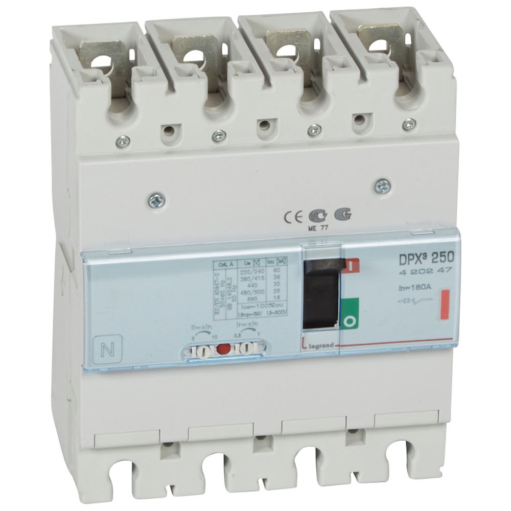 WYŁĄCZNIK MOCY 160A 4-POLOWY 36KA DPX3 250 - 420247 - LEGRAND