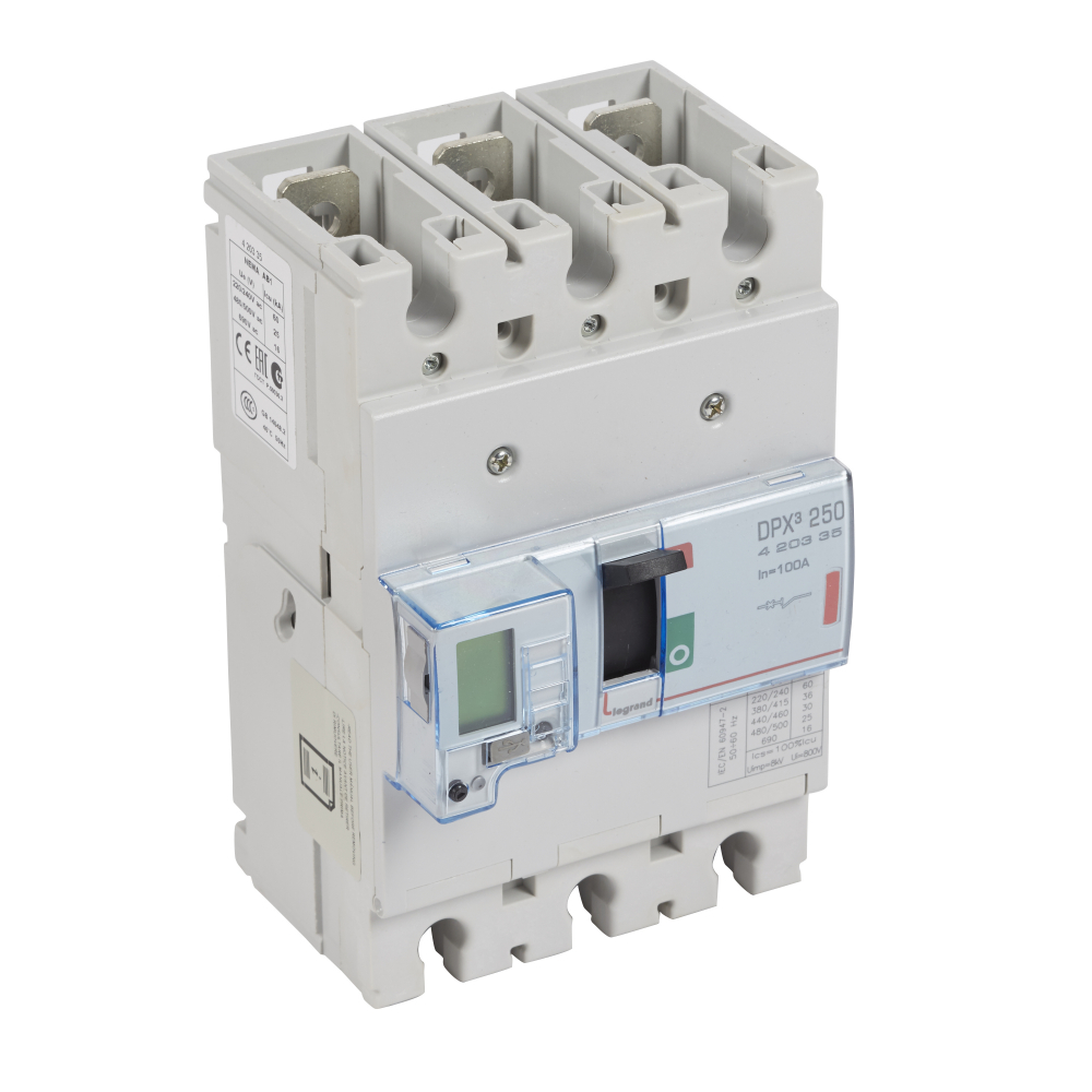 WYŁĄCZNIK 100A 3-POLOWY 36KA DPX3 250 EL - 420335 - LEGRAND