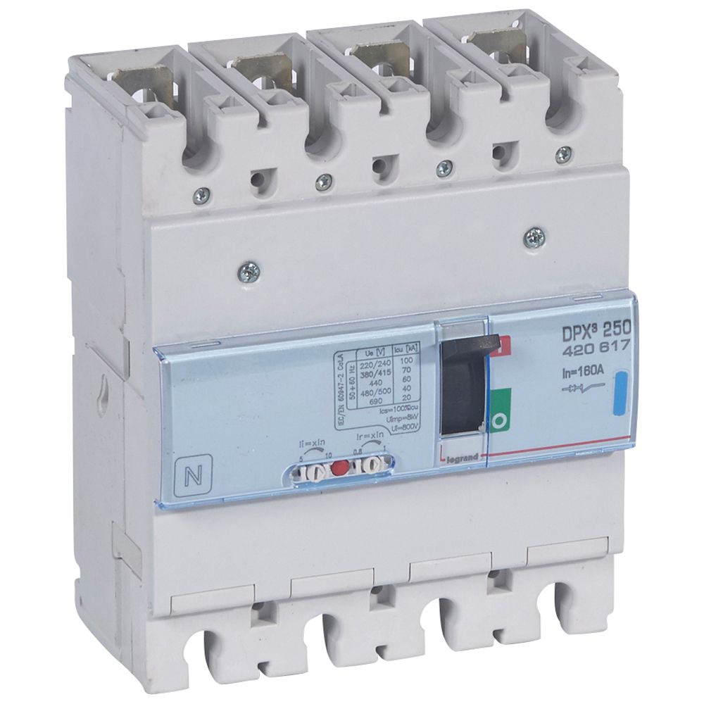WYŁĄCZNIK MOCY 160A 4-POLOWY 70KA DPX3 250 - 420617 - LEGRAND