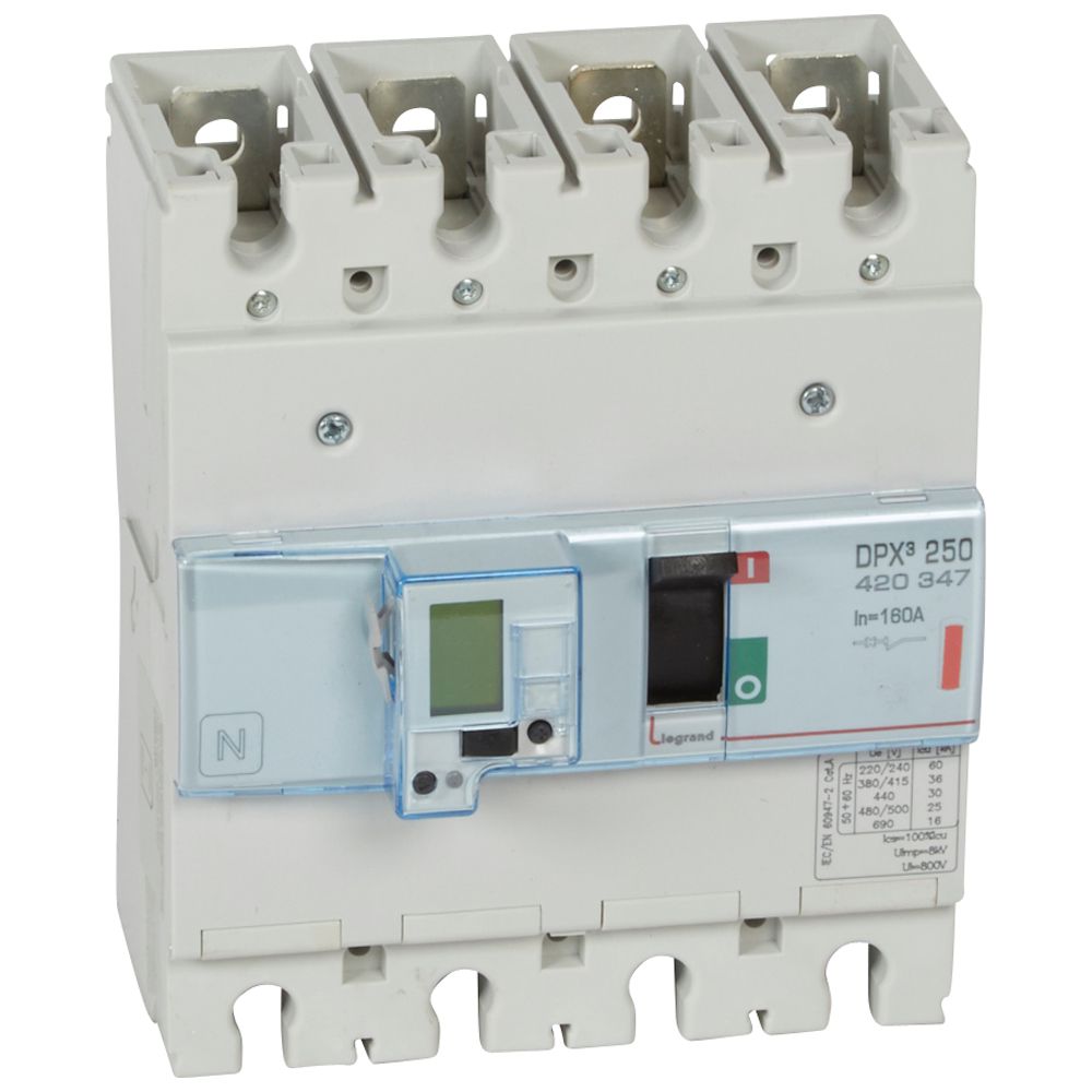 WYŁĄCZNIK MOCY 160A 4-POLOWY 36KA DPX3 250 EL - 420347 - LEGRAND