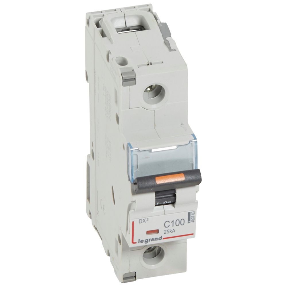 WYŁĄCZNIK NADPRĄDOWY C 100A 1-POLOWY 25KA DX3 S321 - 409763 - LEGRAND
