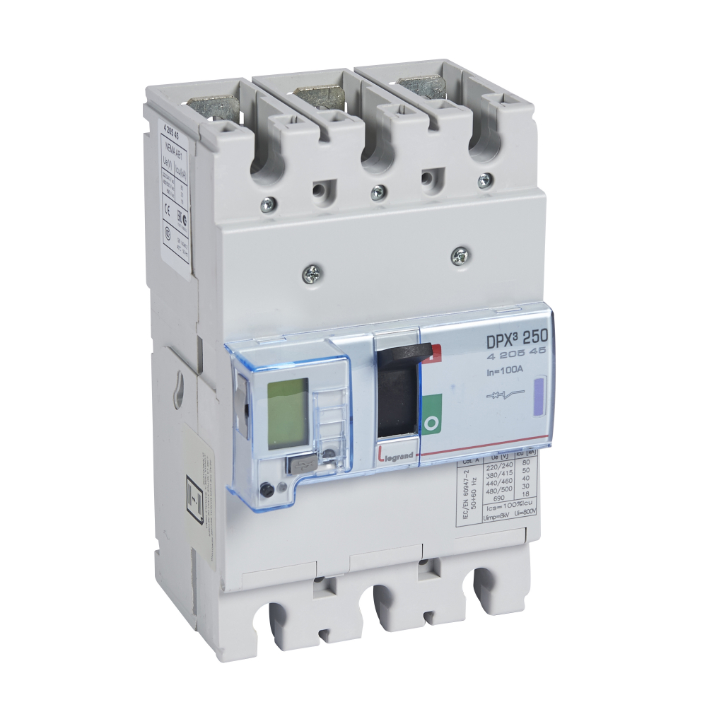 WYŁĄCZNIK DPX3 250 EL SG 100A 3-POLOWY 50KA - 420545 - LEGRAND