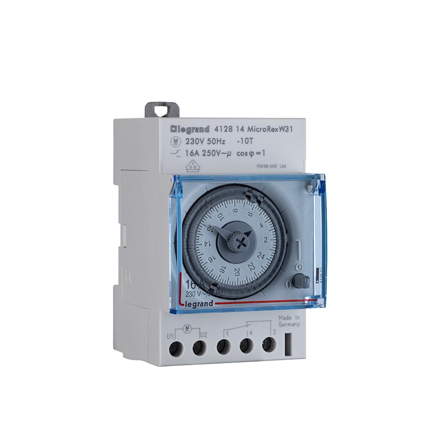 PROGRAMATOR ANALOGOWY TYGODNIOWY 3-MODUŁOWY - 412814 - LEGRAND